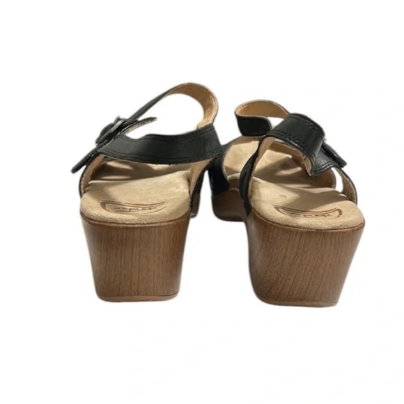 Dansko Season Black Sandals Size 38 - Picture 9 of 10